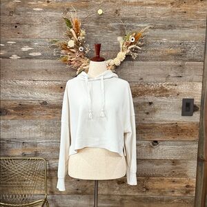 Women's Cream Hoodie Sweatshirt